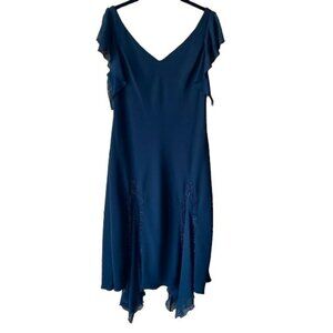 Size 14, SL fashions, little black dress, beaded, sleeveless, formal